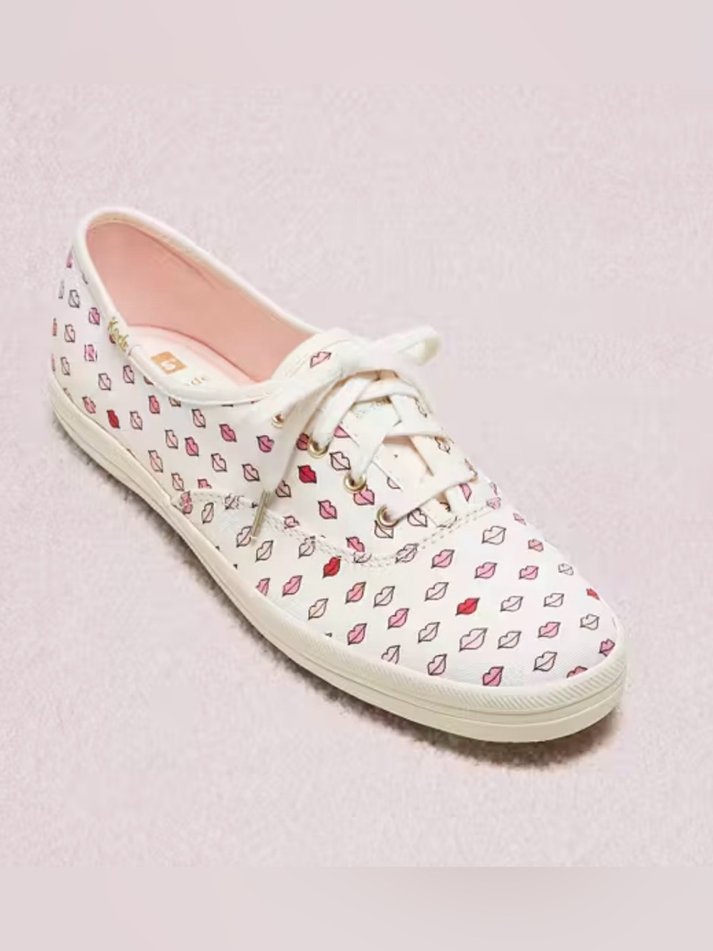 New Kate Spade Keds Champion Lips Sneakers Tennis Shoes 9.5